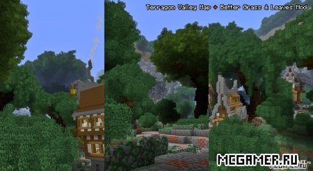 Better Grass & Leaves Mod для Minecraft 1.6.2