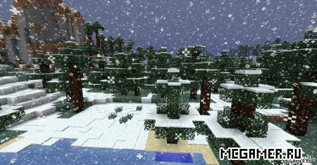 Улучшенный снег в Майнкрафт 1.6.4