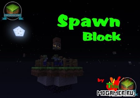 Spawn Block Map для Minecraft 1.7.4
