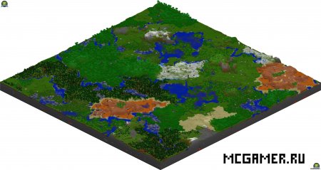 Random Biomes mod для Minecraft 1.7.4
