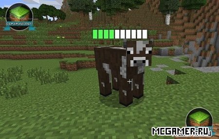 1.7.4 Мод Entipy - HP bars for mobs