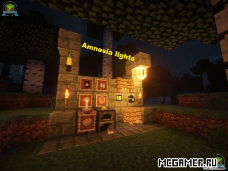 Amnesia Lights Mod для Майнкрафт 1.7.9