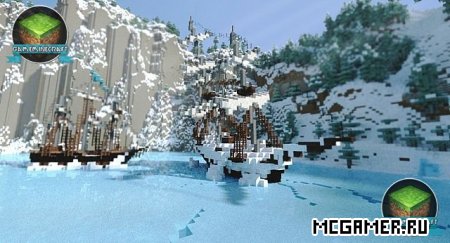 Карта Arendelle Frozen для Minecraft