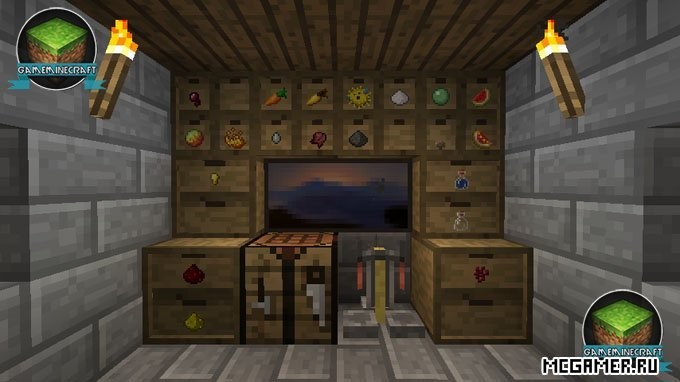 Мод Storage Drawers для Minecraft 1.7.10