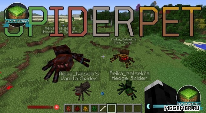 Мод CritterPet для Minecraft 1.8