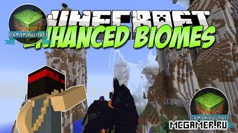 Мод Enhanced Biomes для Minecraft 1.8